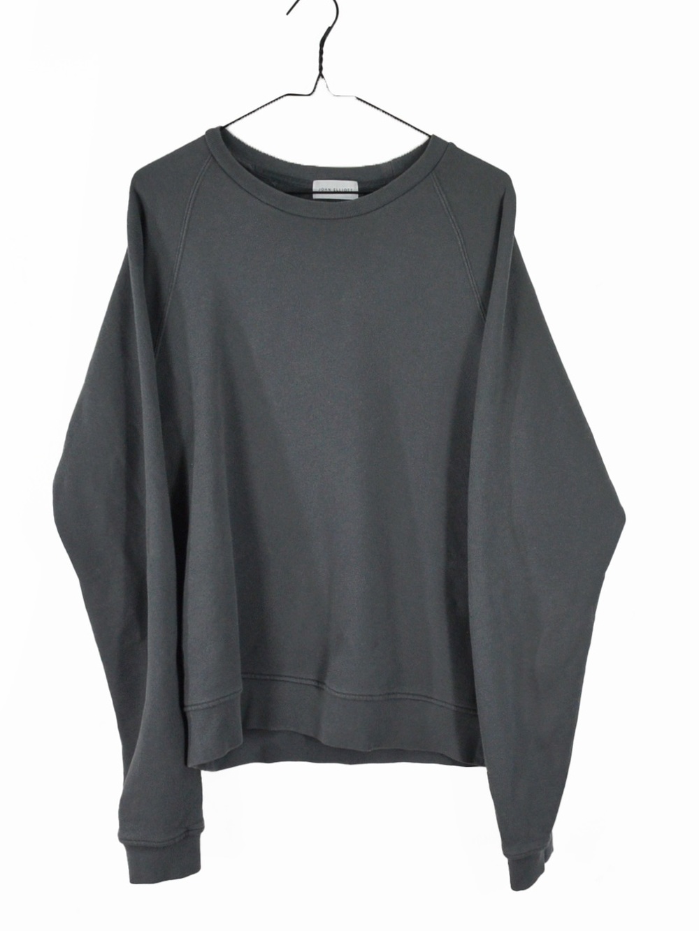 John Elliot Grey Raglan Crew Pullover Sweatshirt Sweater